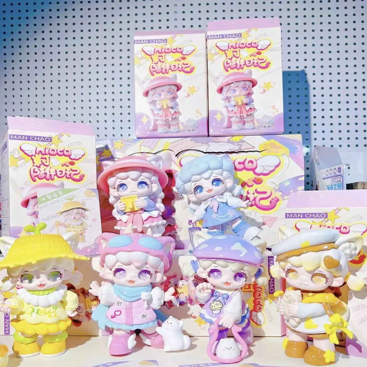 

Authentic Mioco Diary Series Pop Blind Box Handmade Kawaii Doll Desktop Ornament Gift Doll Festival Girl Surprise Collection