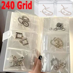 Jewelry Book Storage Organizer Folder Booklets For Fashion Fine Jewelry Earring Beads Collection Anti-Oxidation Organize Bag