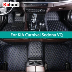 KAHOOL Custom Car Floor Mats For KIA Carnival Sedona VQ Auto Carpets Foot Coche Accessorie