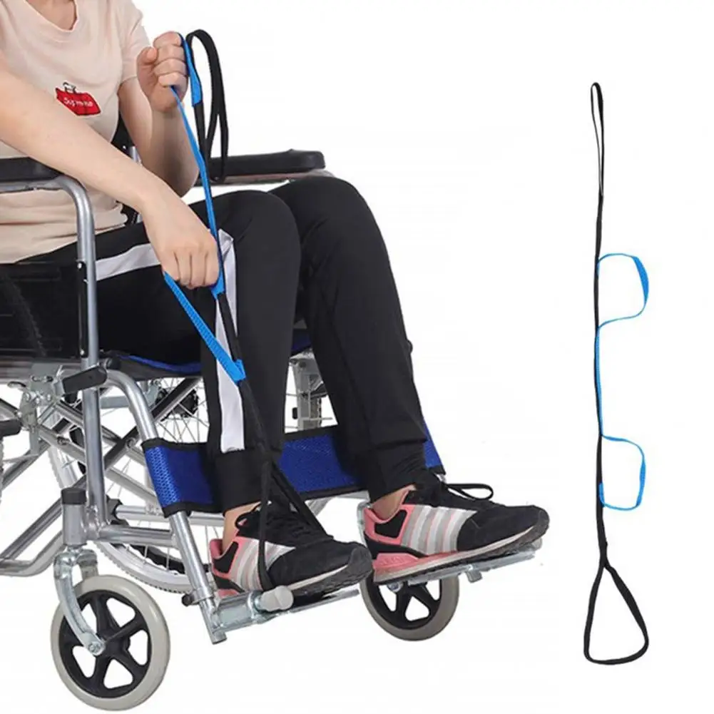 Leg Lift Strap with Handles Long Leg Lifter Strap for Surgery Recovery Rehabilitation Aid Elderly Patient Mobility Assistance