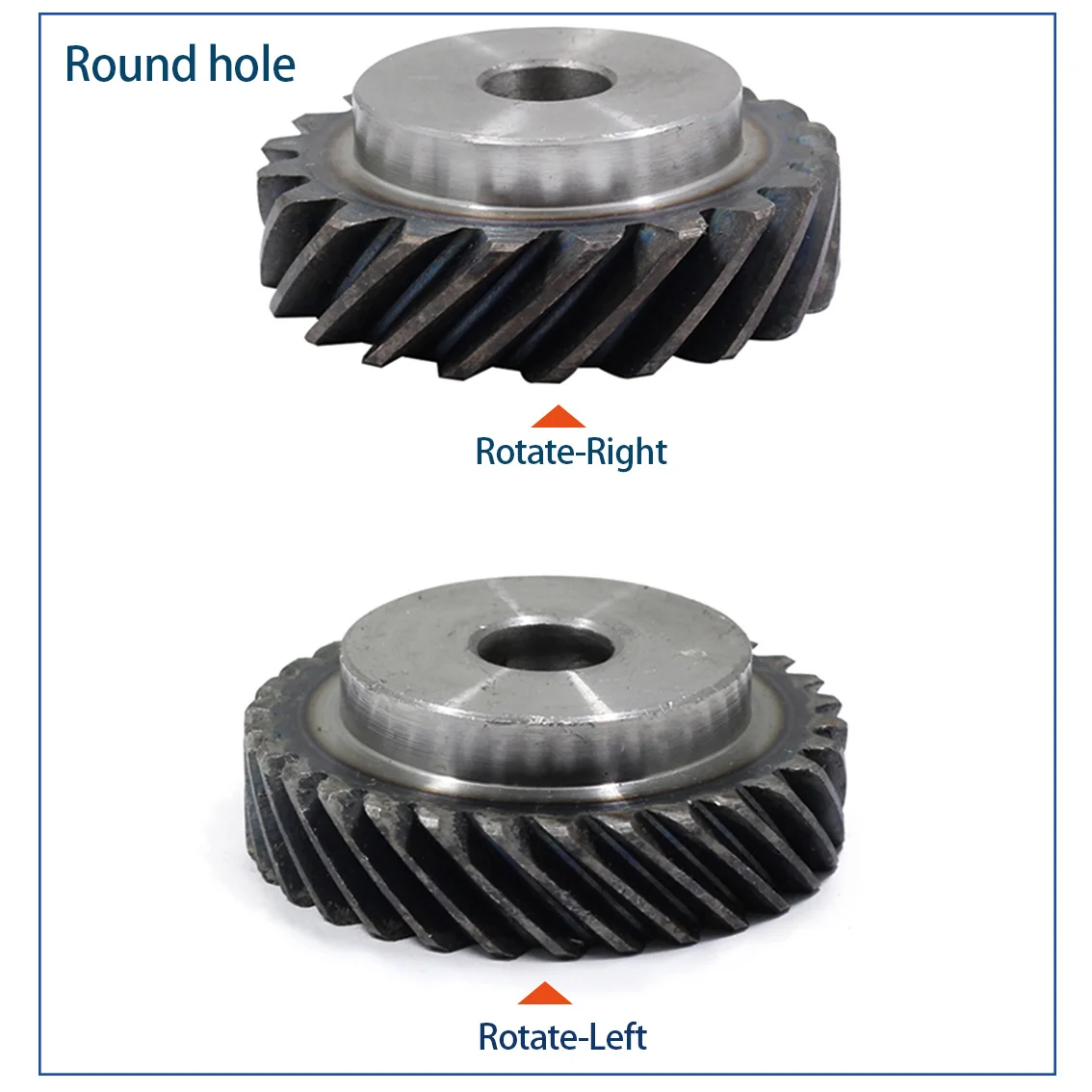 1Pcs 1M 45 Degree Left / Right Hand Helical Gear 13 15 18 20 25 30 40 50 Teeth 45# Steel Staggered Gear Bore 6-16mm Keyway 4/5mm