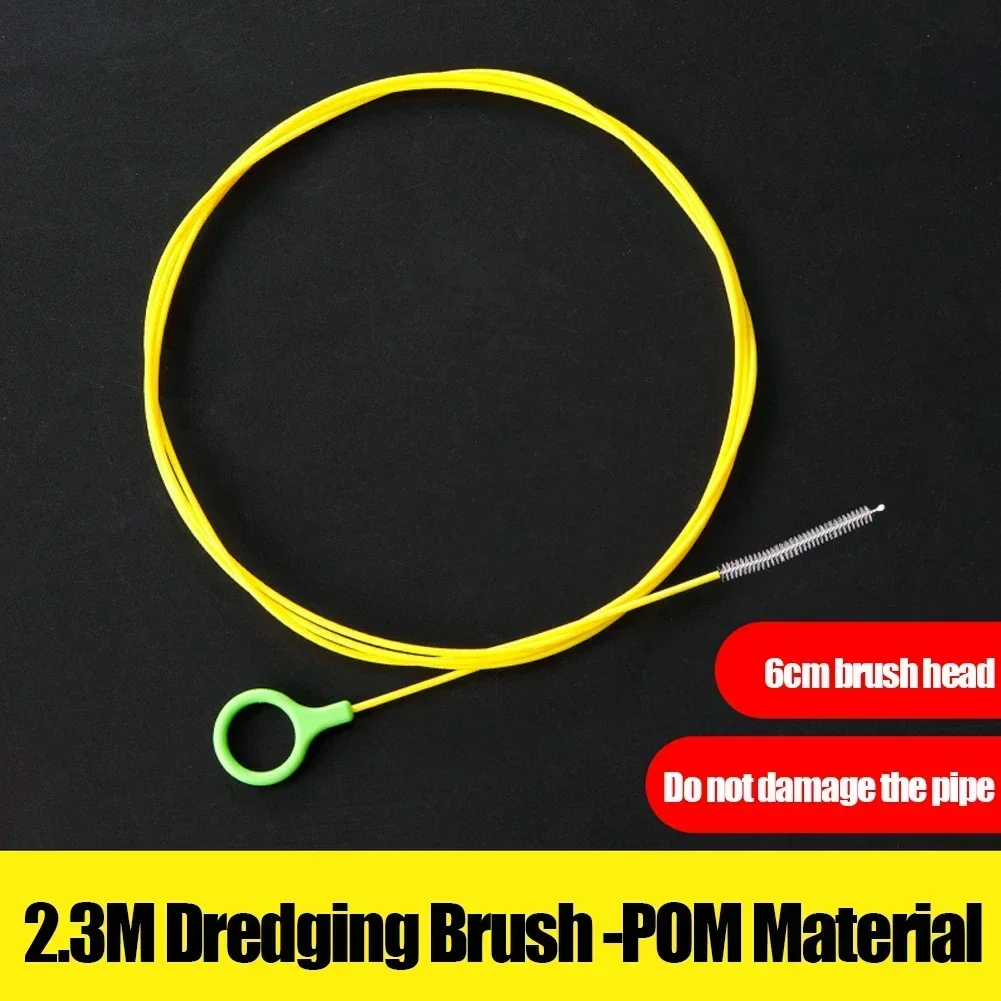 

230cm Car Drain Dredge Cleaning Scrub Brush Auto Sunroof Long Hoses Detailing Cleaning Tool Spiral Cleaning Brush Drain Cleaner