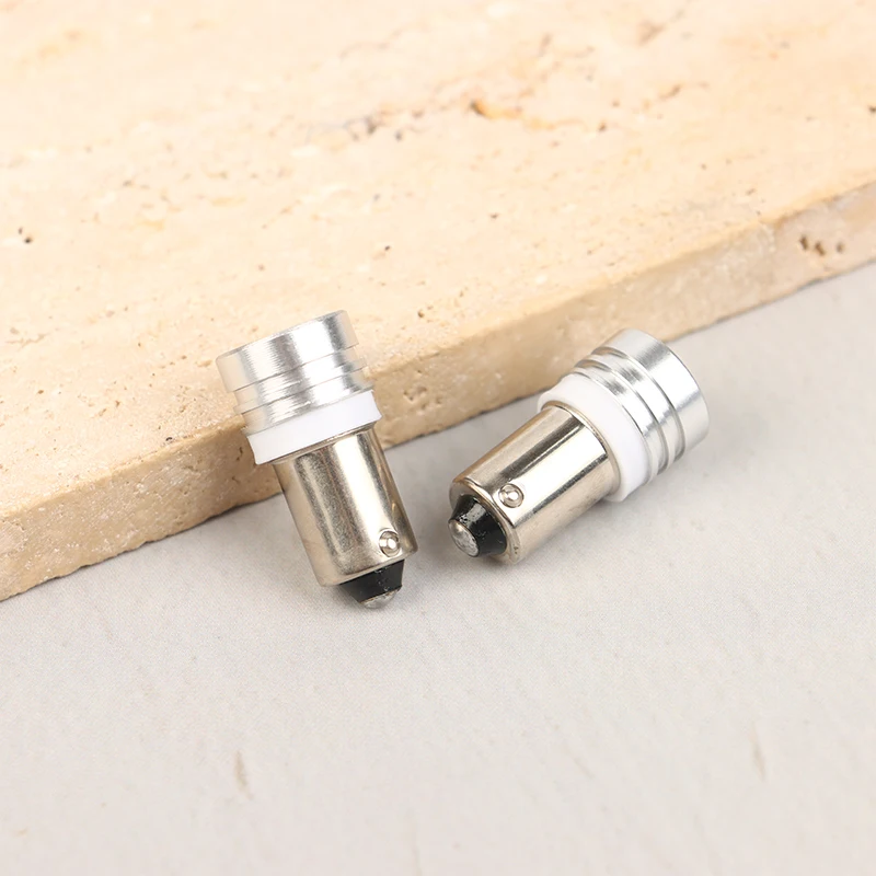 2 pièces BA9S LED 1W voiture lumière COB Auto cabine lampes intérieur côté lumières Instrument lampe DC 12V Led largeur indicateur lumineux