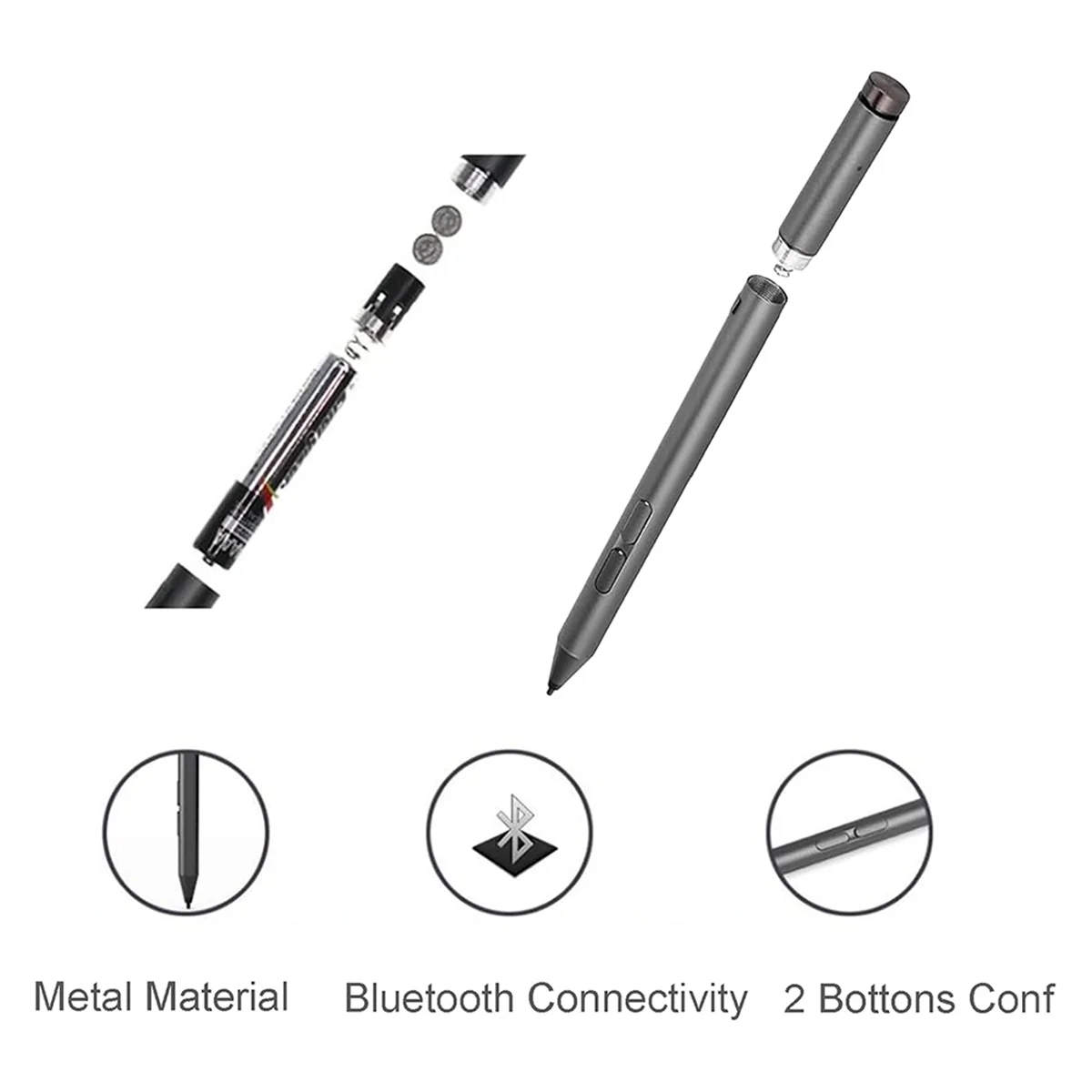Активный стилус SMIEA для Lenovo Acitve Pen 2 (4X80N95873), для планшета ThinkPad X1 Gen3/G1, Ideapad Miix 720/510/520