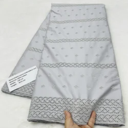 Luxury African Men /Women Satin 100% Cotton Lace Fabric Swiss Nigerian Polish Lace Fabric High Quality Embroidery TV4-1110-2