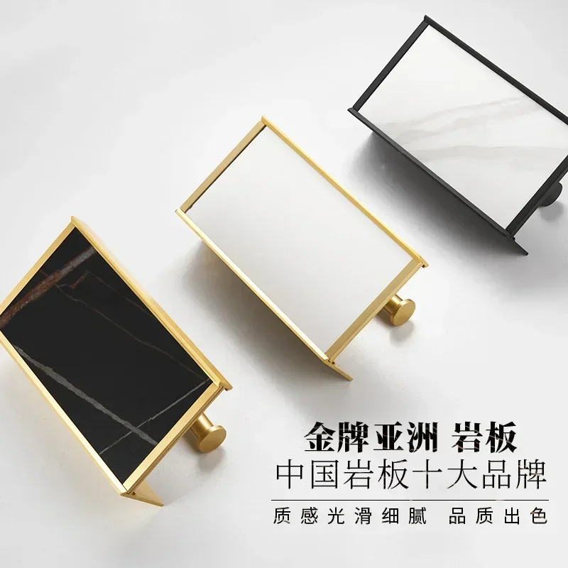 Marble toilet paper holder bathroom wall hanging double roll   mobile phone  tissue box  towel