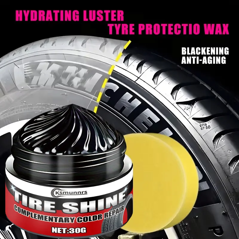 

НОВАЯ черная восстанавливающая паста для пластика и резины - воск для ремонта шин и салона автомобилей General Motors, многофункциональное средство для ухода за автомобилем, долговечное.