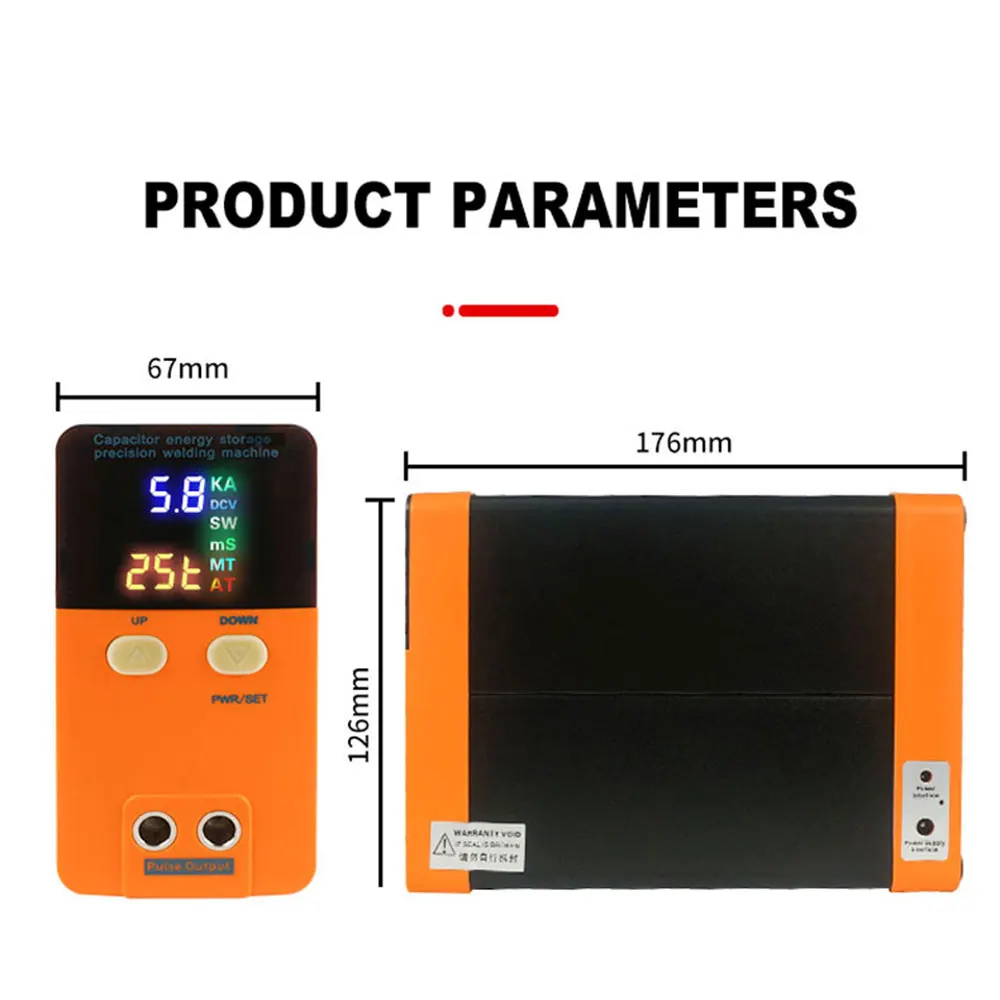 GLITTER801A+ Multifunctional DC Voltage Detection/Battery Spot Welding Integrated Small Energy Storage Handheld Welder 2025 NEW