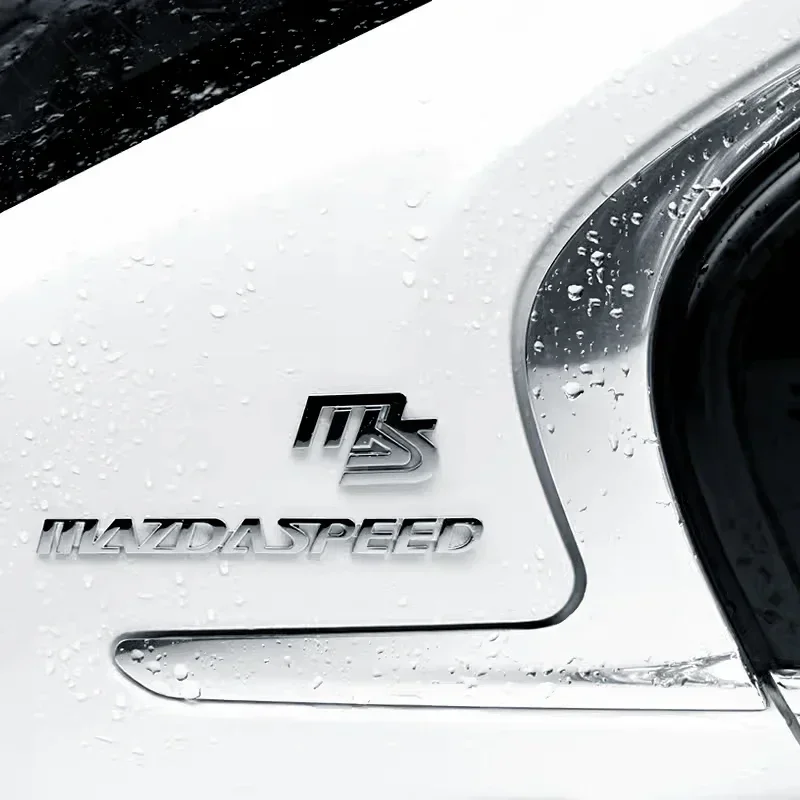 Auto Metal For MS MAZDASPEED Grille Logo Mazda 3 6 CX-3 CX-4 CX-5 CX-7 CX-9 Car Styling 3D Badge Lettering Decals Trunk Sticker