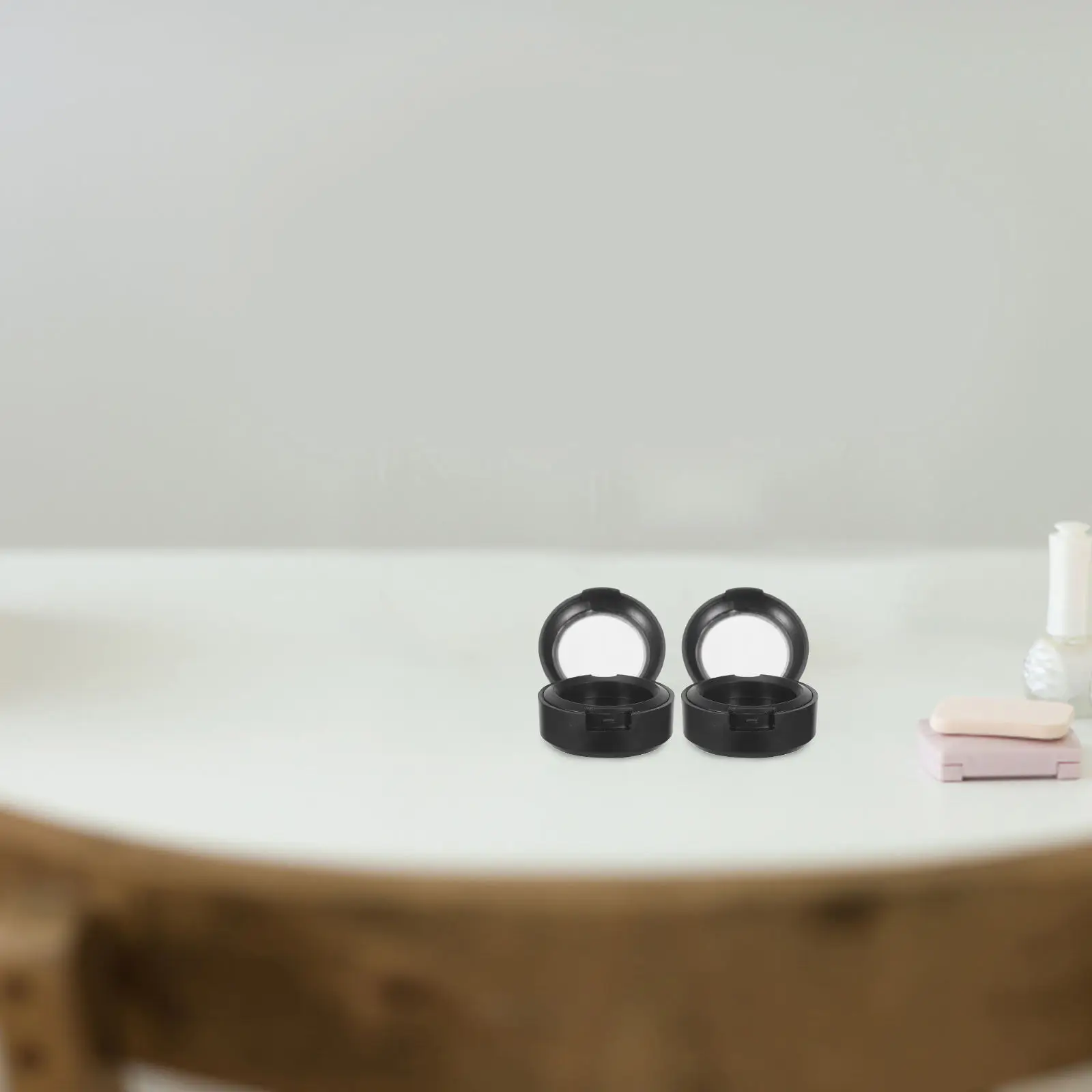 

Набор из 10 пустых контейнеров для теней, палеток, румян и тональных средств для организации макияжа, путешествий и хранения