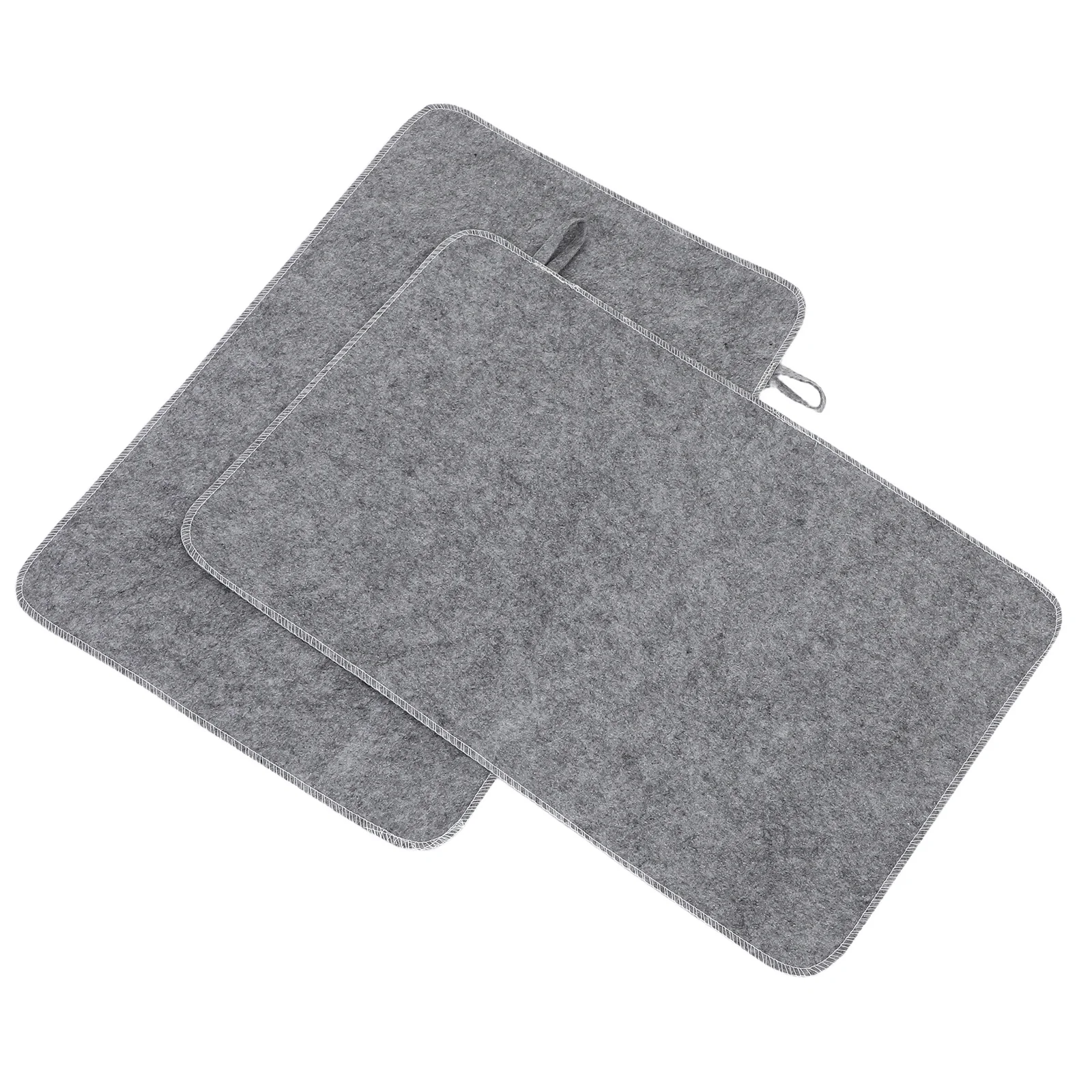 

2Pcs Seat Cushion for Sauna Bench Soft Felt Pad with Air Circulation Technology Sauna Flooring Accessories Portable Design