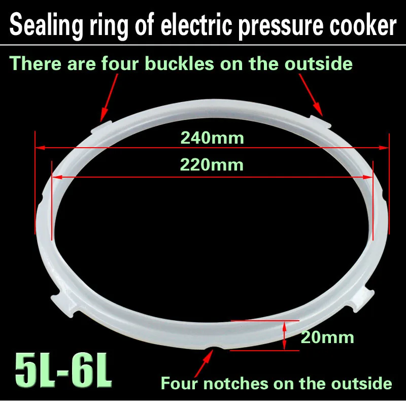 22cm Inner Diameter Silicone Gasket Pressure Cooker Sealing Ring Pressure Cooker Parts