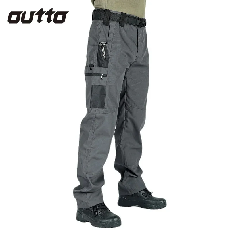 

Autumn Winter Multi Pocket Tactical Pants Men Waterproof Wear-resisting Trousers Outdoor Combat Hunting Training Climbing