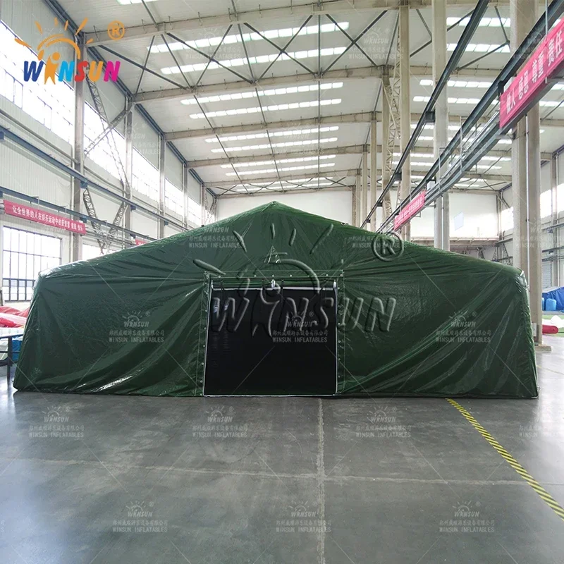 Rescate de incendio, alivio de desastres, prevención de epidemias, camuflaje médico, tienda inflable de emergencia para comando