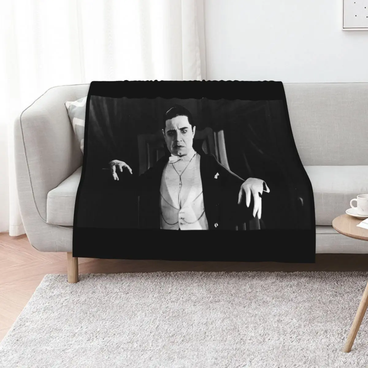 Classic Dracula Throw Blanket Luxury Cute Cute Plaid Nap Decorative Sofas Shaggy Blankets