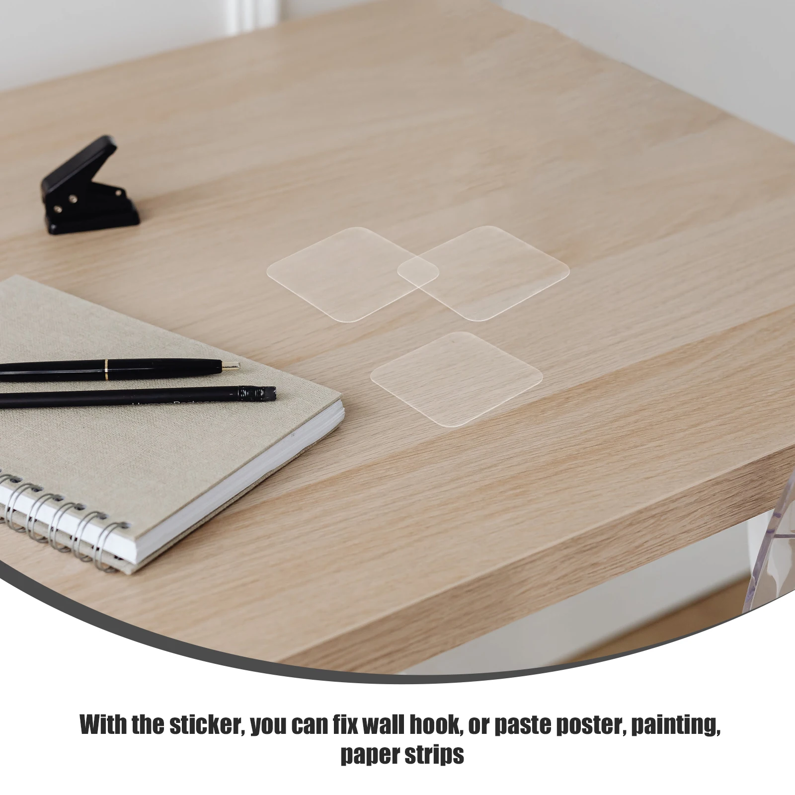 

20pcs Transparent Double Sided Tape Heavy Duty Adhesive Pads For Wall Door Window Diy Decoration Waterproof Sticky Fixing