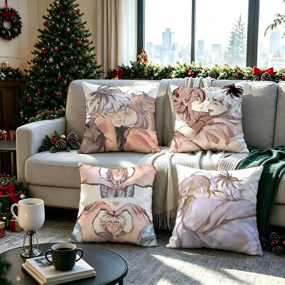 Cherry Crush Romance Style  Double-sided printed pillow cover Solid color minimalist pillowcase, fits all bedroom styles