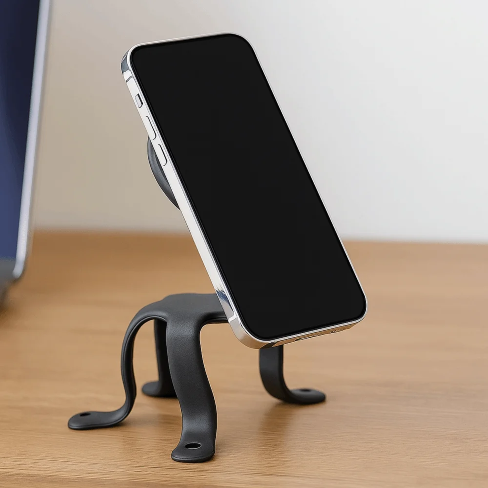 

Silicone Octopus Mobile Phone Holder Adjustable Collapsable Magnetic Phone Stand Storage Portable Magnetic Folding Phone Rack