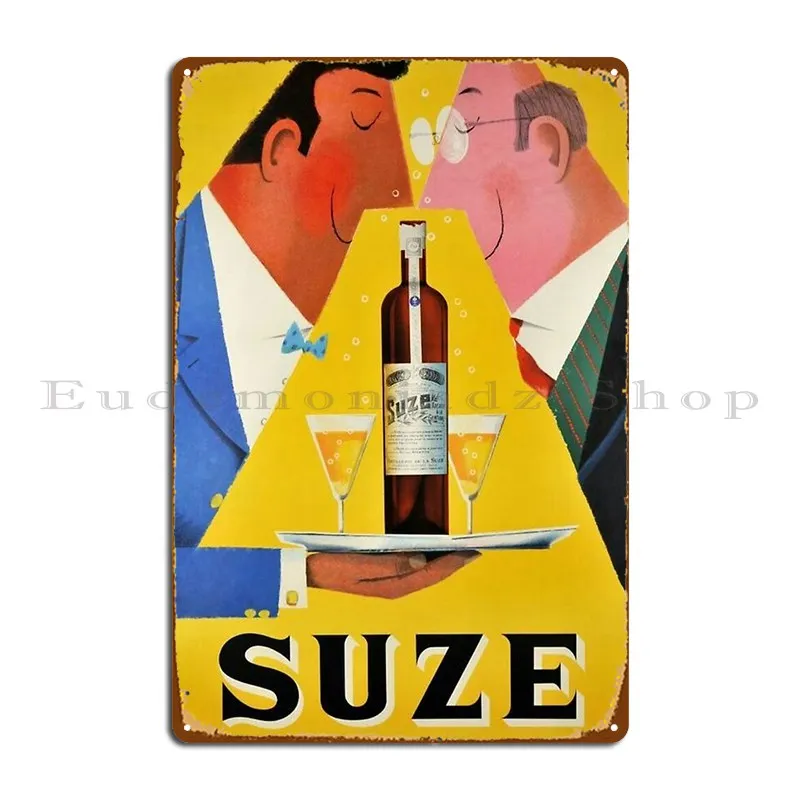 Suze Advertising Poster Vintage Metal Plaque Mural Customize Party Garage Club Club Tin Sign Poster