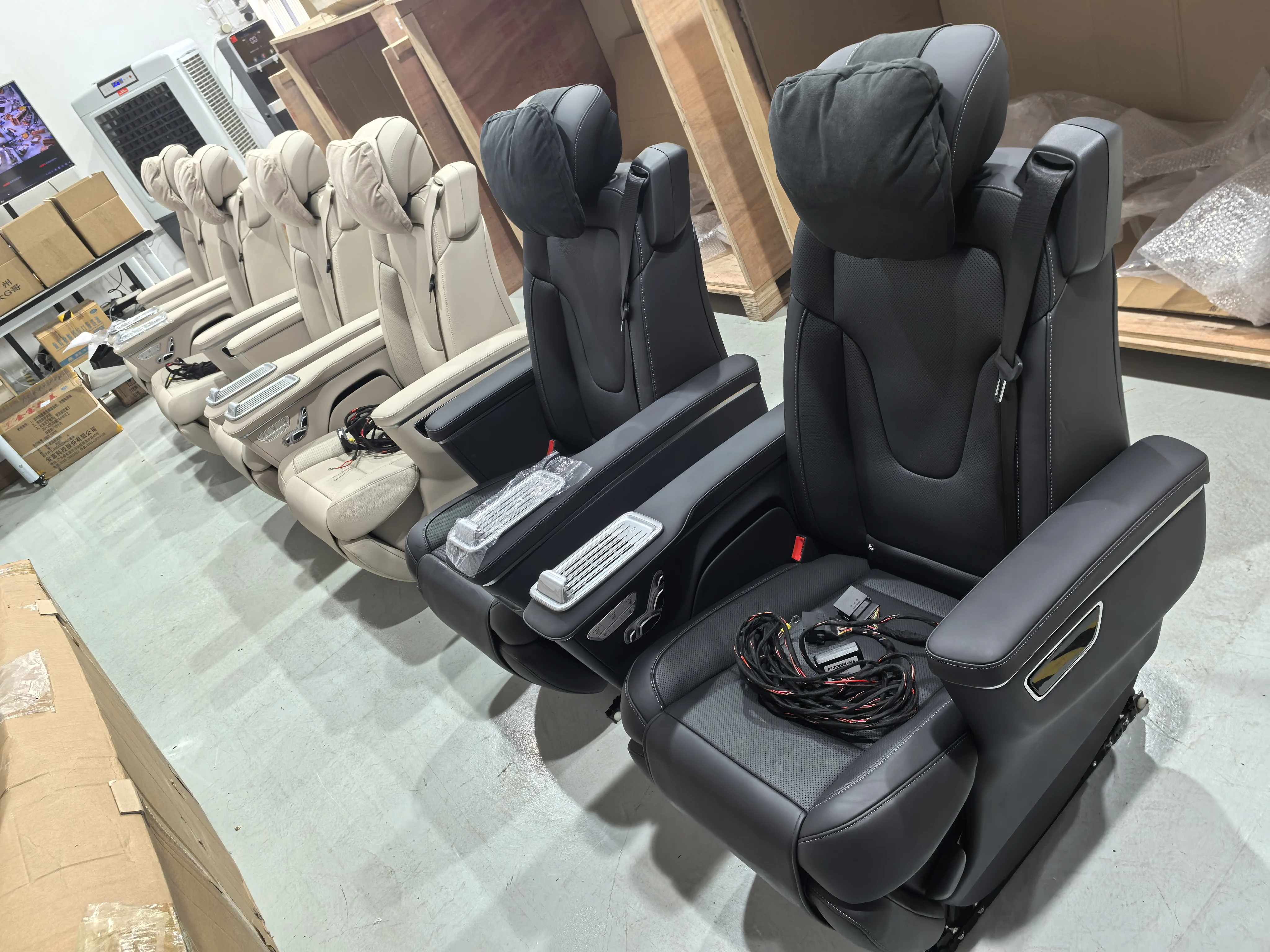 2025  New Style V Class W447 OEM V260 Seat for High Quality V CLASS W447 Vito V260 Car Original Seats Black and Rice Color Seat