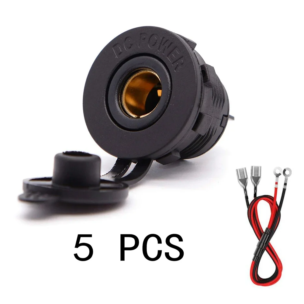 5PCS รถจักรยานยนต์ EU บุหรี่ไฟแช็ก Power Adapter EU ประเภทอะแดปเตอร์สำหรับ BMW รถจักรยานยนต์ Powerlet Din Hella Socket ปลั๊ก