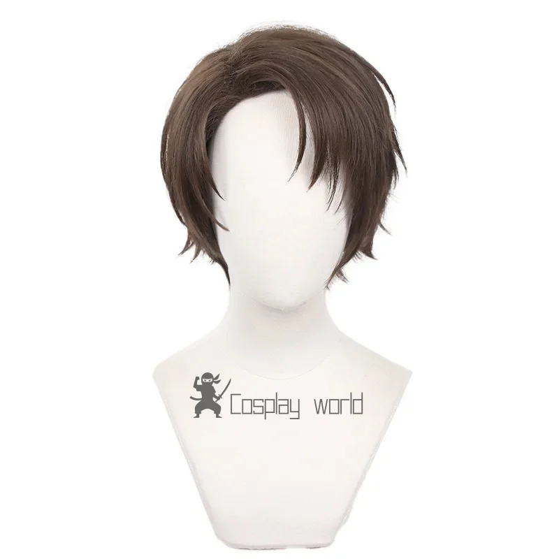 Parrucca Anime Yukimiya Kenyuu 30 cm corta blu serratura parrucche cosplay capelli sintetici parrucca festa di Halloween + berretto per parrucca