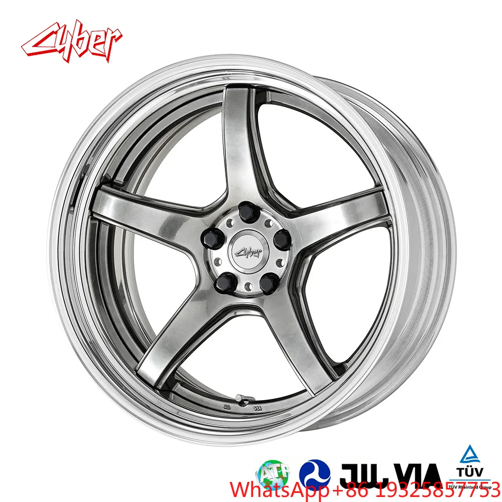 WORK EMOTION T5R 2 Pieces Aluminum Forged Wheels Alloy Rims 5x100 Deep Concave for 86  IS