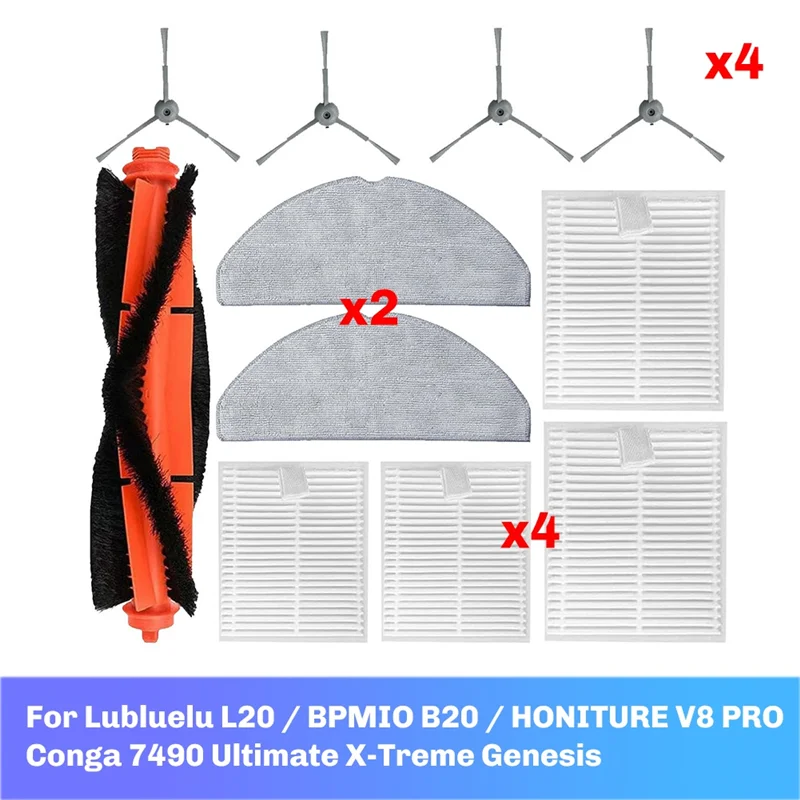 ل Lubluelu L20/BPMIO B20/HONITURE V8 PRO/Conga 7490 Ultimate متوافق مع X-Treme Genesis قطع الغيار الملحقات-AT