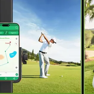 

Magnetic Golf Cart Phone Holder Compatible with iPhone Samsung Xiaomi and All 4.5-7" Smartphones Mount for Gym Workout Recording