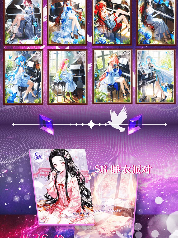 Neueste Sweet Trap Waifu Collection Boards A5-Bikini-Badeanzug-Design für ACG CCG TCG Fans Geschenk
