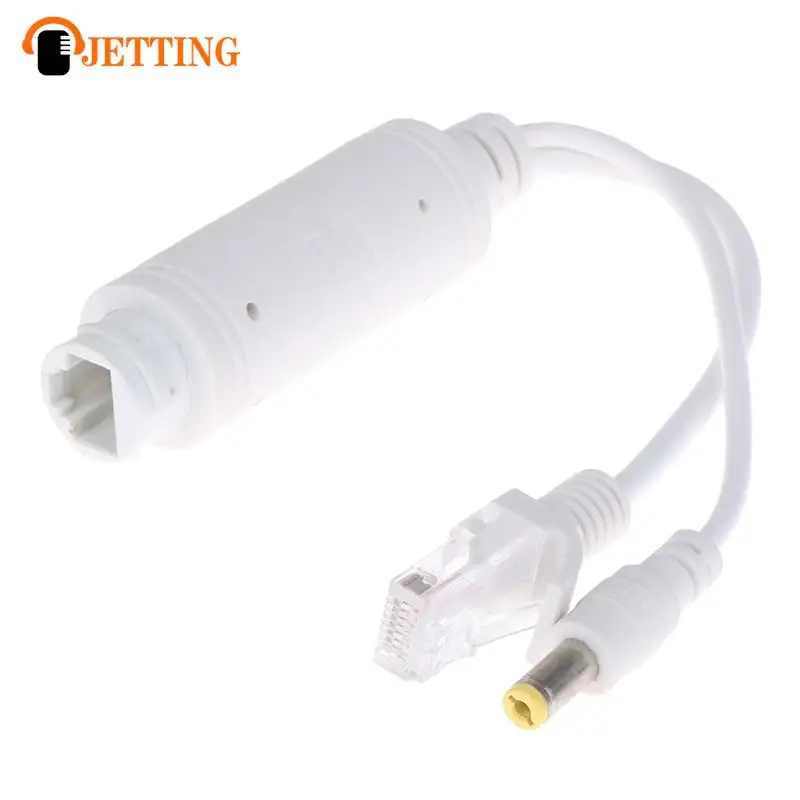 Módulo de alimentação do cabo adaptador impermeável, Injector Splitter para câmera IP, 48V a 12V POE Splitter