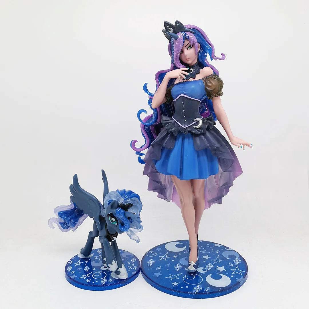 My Little Pony Bishoujo Statue Princess Luna Fluttershy Anime PVC Action Figure Toy Hatsune Miku Figure Collection Modle Doll