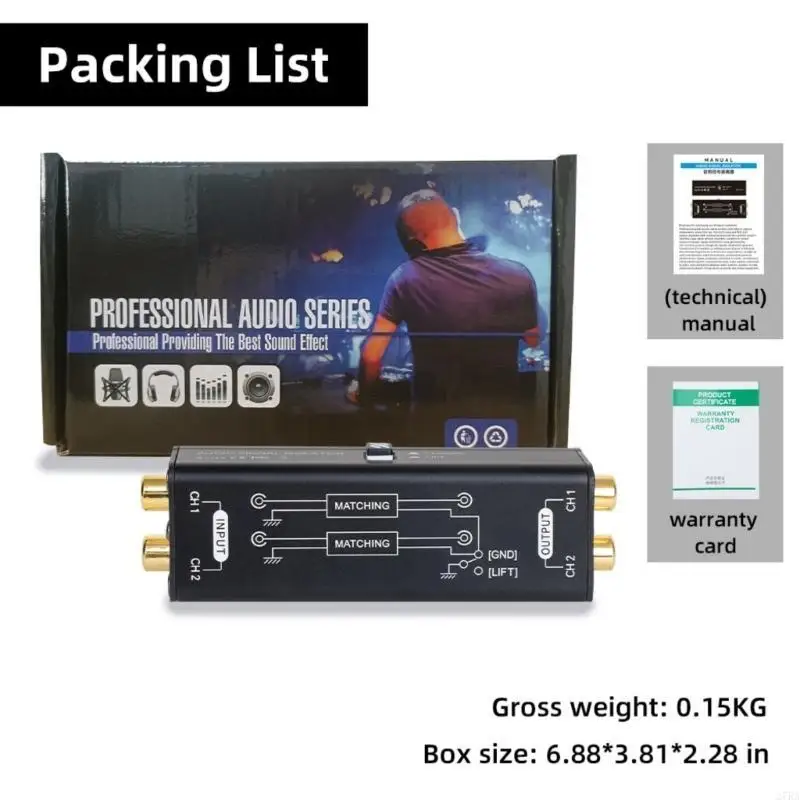 음악 애호가를위한 27RA 품질 사운드 연결 음악 신호 차단기