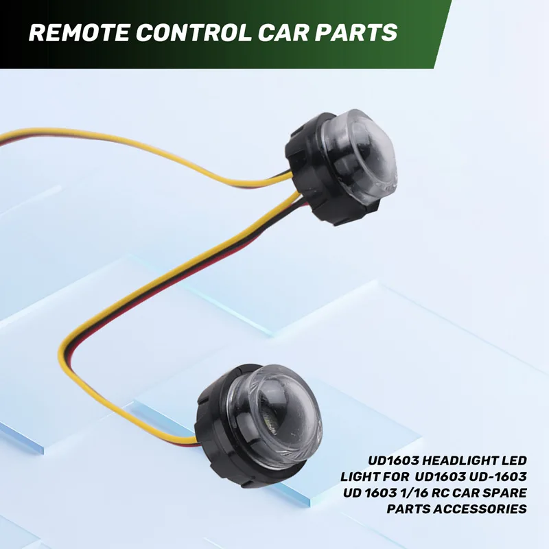 UD1603 Headlight LED Light for UD1603 UD-1603 UD 1603 1/16 RC Car Spare Parts Accessories [A17I Toy]