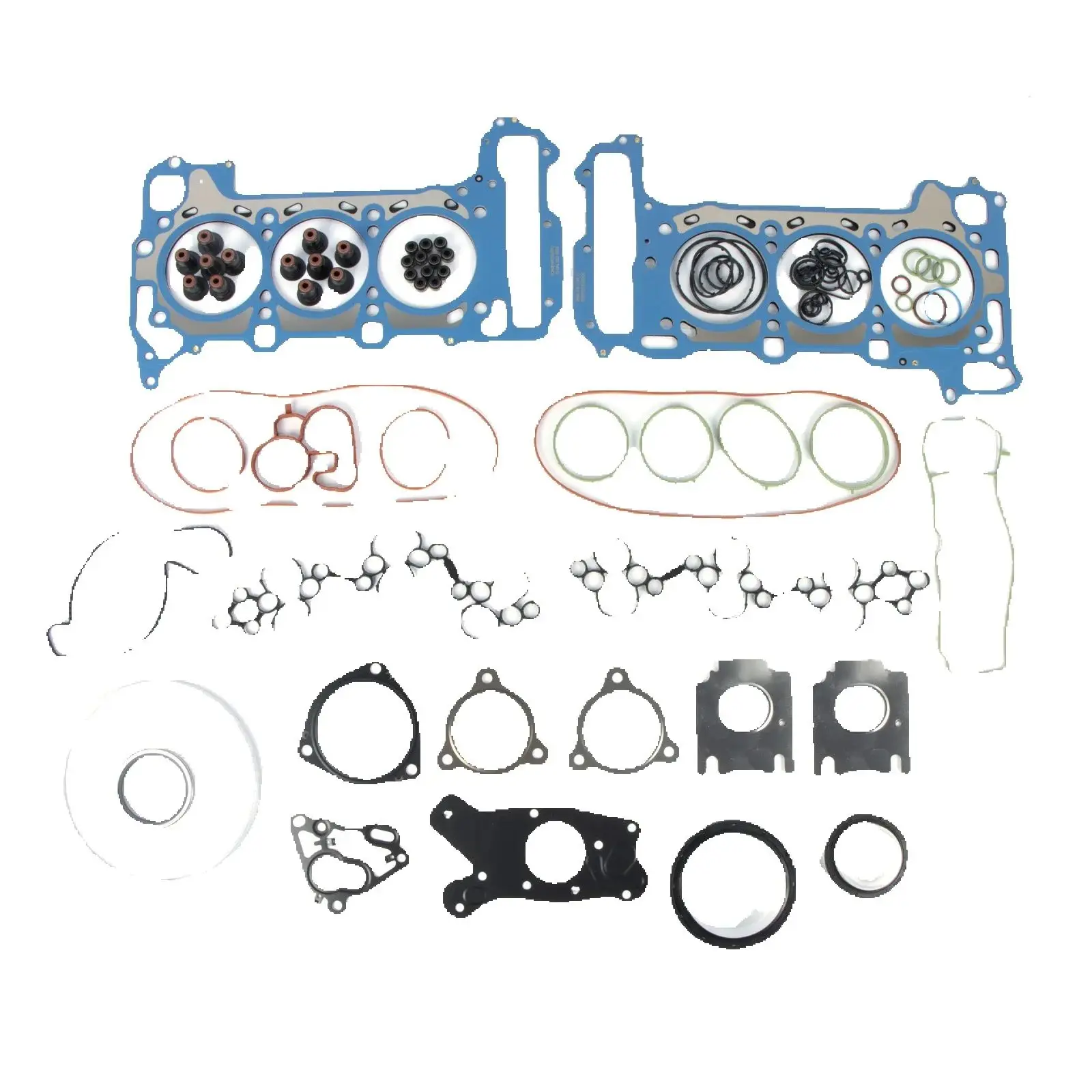 

1set Engine Overhaul Gasket Set 06M103517B For 2017-2019 For Audi For Porsche EA839 3.0L