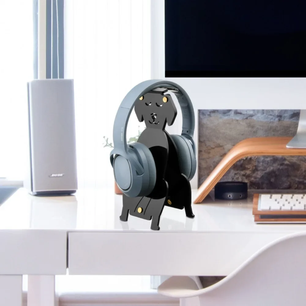 Soporte bonito para auriculares, soporte de escritorio con forma de animal, colgador para auriculares, pantalla Universal Simple para auriculares para el hogar