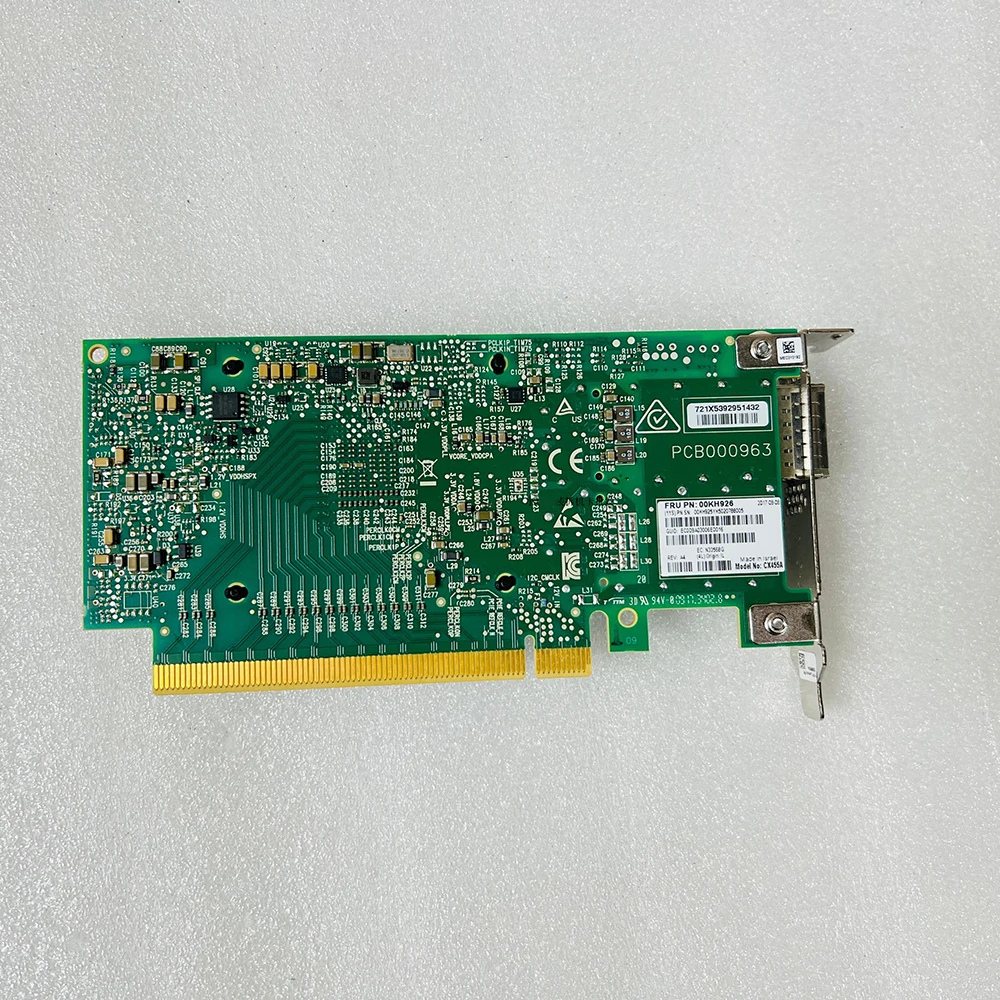 For Mellanox MCX455A-ECAT ConnectX-4 100G Single Port 10 Gigabit Ethernet Card 00KH926