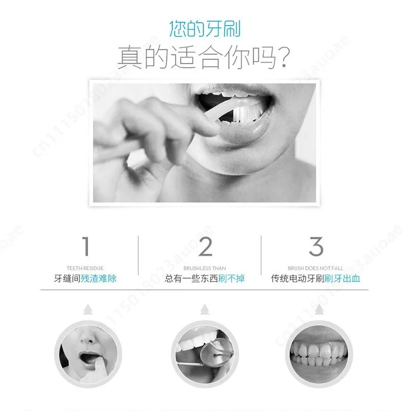 U-Shaped Electric Toothbrush, Full Mouth Oral Cleaning Device for Kids & Adults, Automatic Dental Care Tool