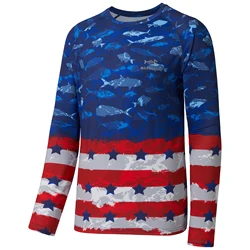 BASSDASH UPF 50+ Camo Fishing Shirt For Men Quick Dry Long Sleeve Kayaking Hiking T-Shirts