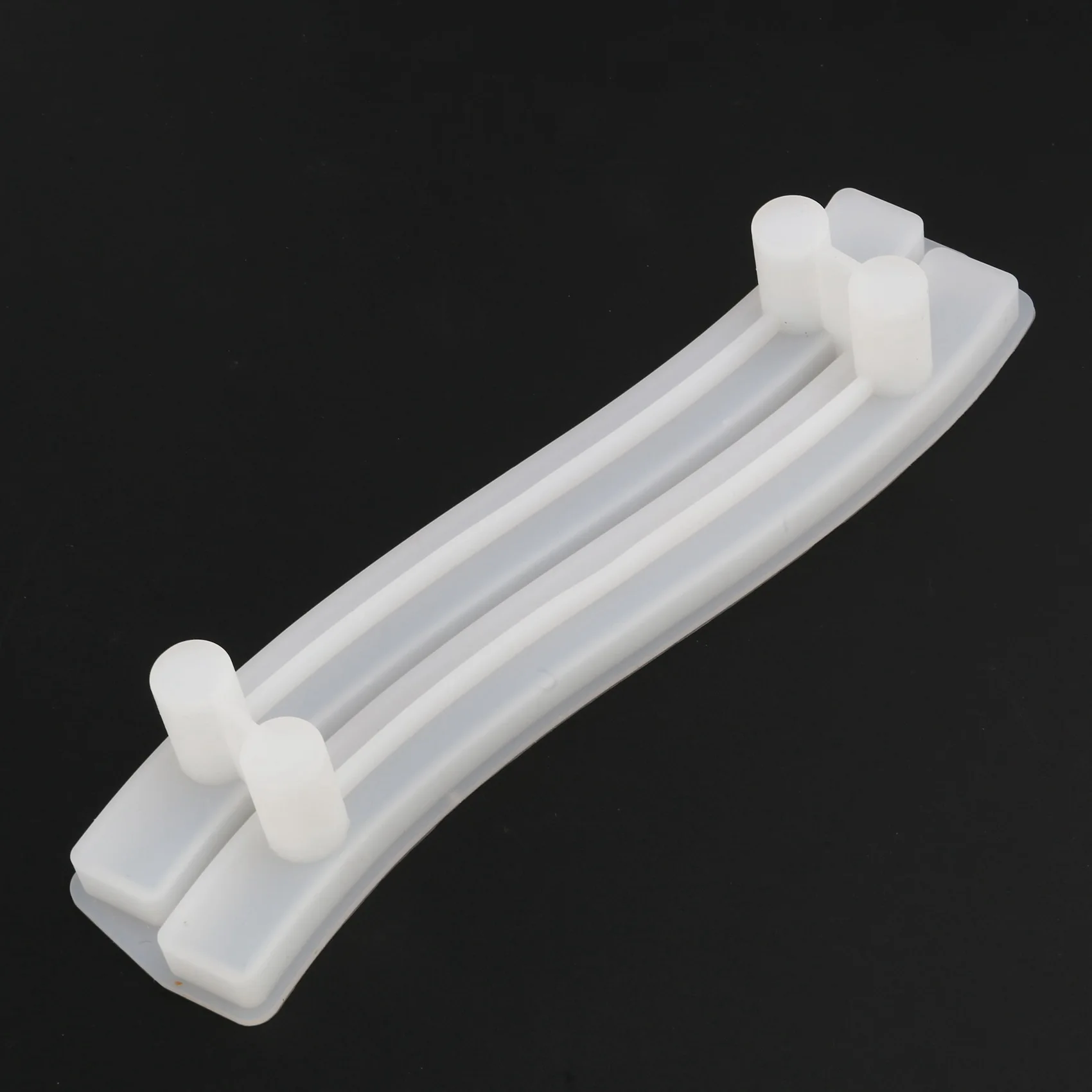 DT38 4 Set Tray Handle Resin Mold, Silicone Epoxy Casting Mold for DIY Cabinet Door Handles, Drawer Bar Pulls, Afrt Crafts