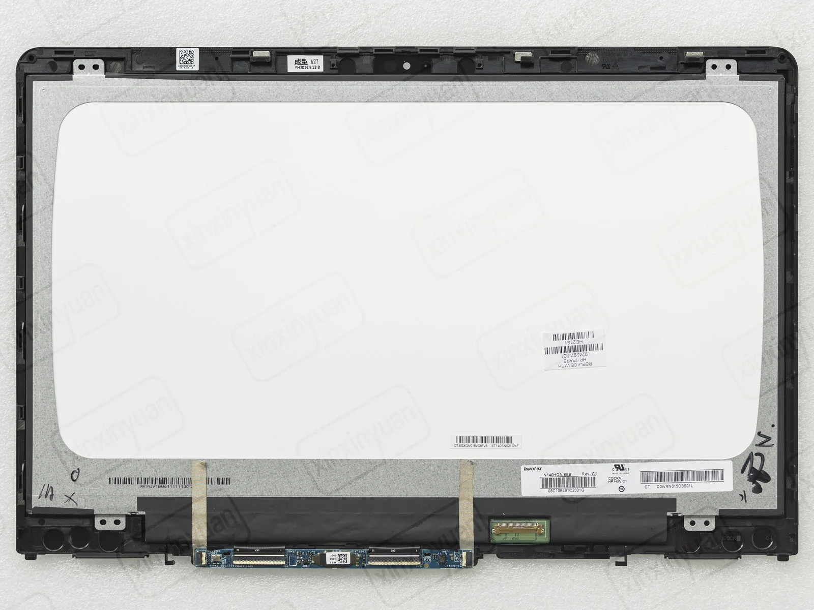 Imagem -02 - Conjunto do Tela Táctil do Lcd para o Pavilhão de hp 140 X360 14-ba 14m-ba 14t-ba 14-ba015dx 14-ba046tu 14-ba110nr 924298001 924297-001