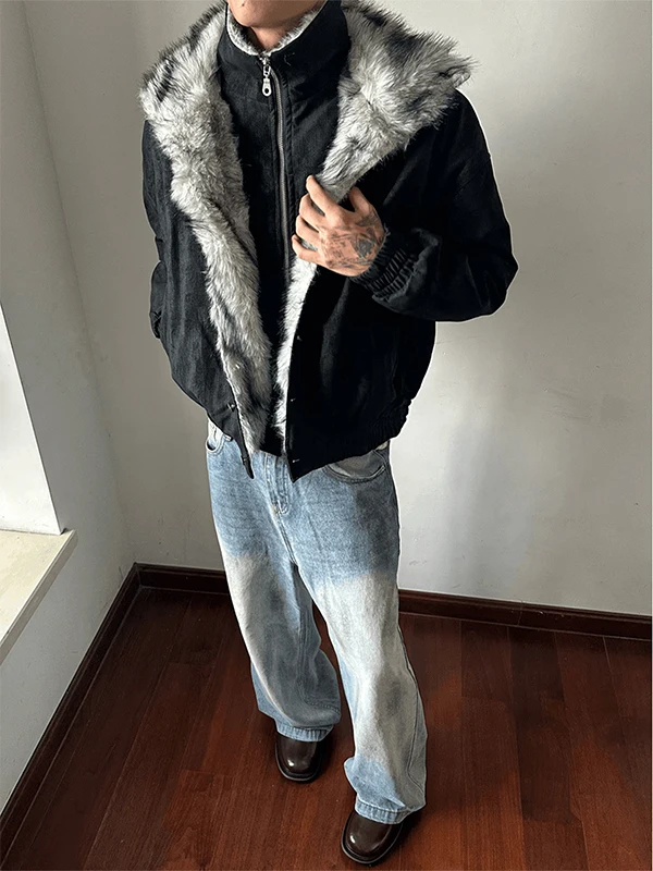 

Arctic Wolf King Eagle Jaet ort Хлопковое зимнее мужское хлопковое пальто с воротником-стойкой в американском стиле Jae