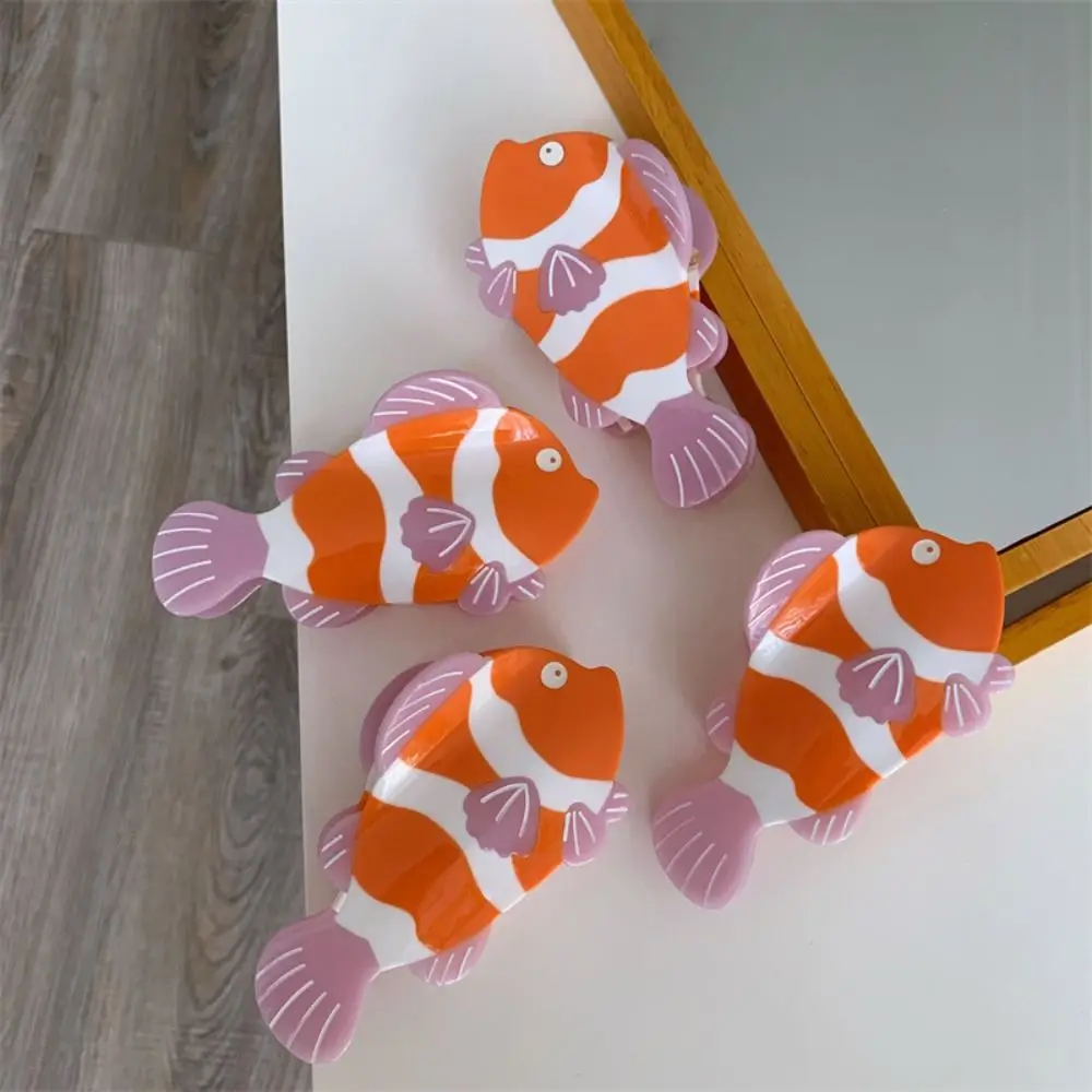 

Cute Acetic Acid Acetate Animal Hair Claw Rabbit Animals Goldfish Hair Clip Grab Clip Cartoon Shark Clip Female