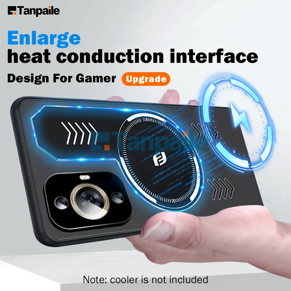 

Tanpaile Cooling Magnetic Phone Case For Huawei Nova 11 Pro 10 9 8 7 6 5 Heat Dissipation Cover