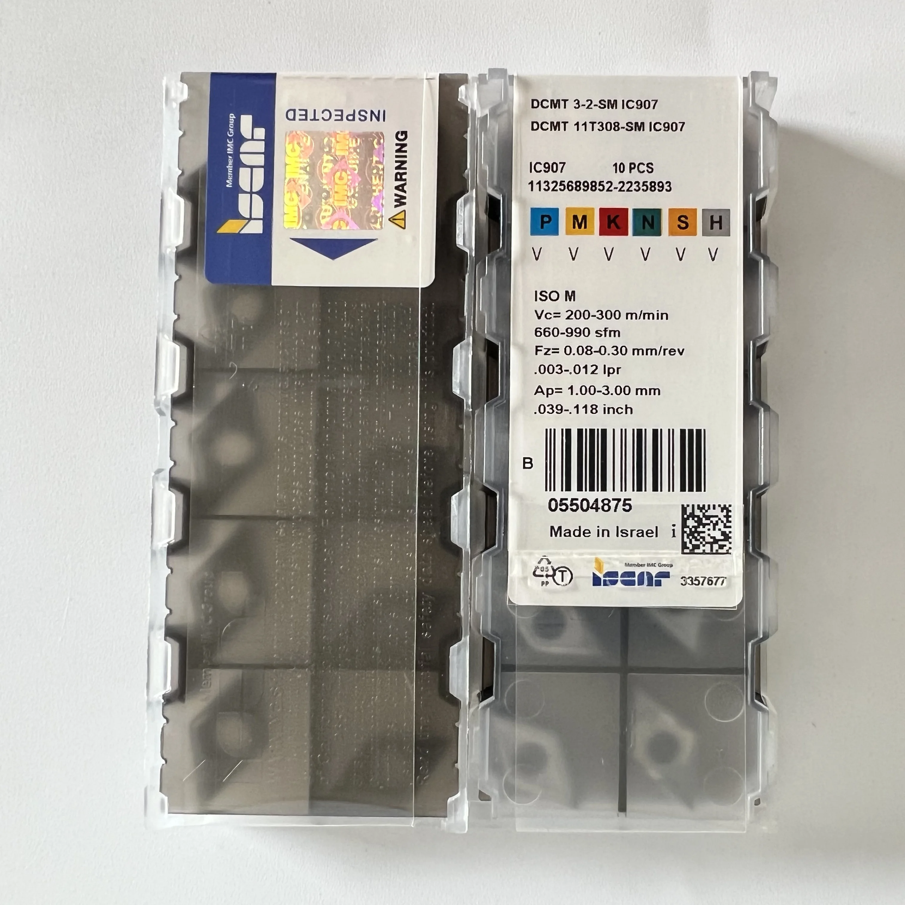 

DCMT11T308-SM IC907 CNC BLADE