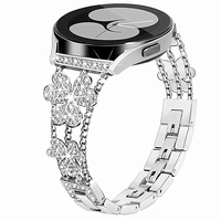20mm Metal Bling Bracelet for Samsung Galaxy watch 4 5 Pro 6 44mm 40mm 45mm Band For Gear Sport Amazfit Bip Xiaomi Huawei