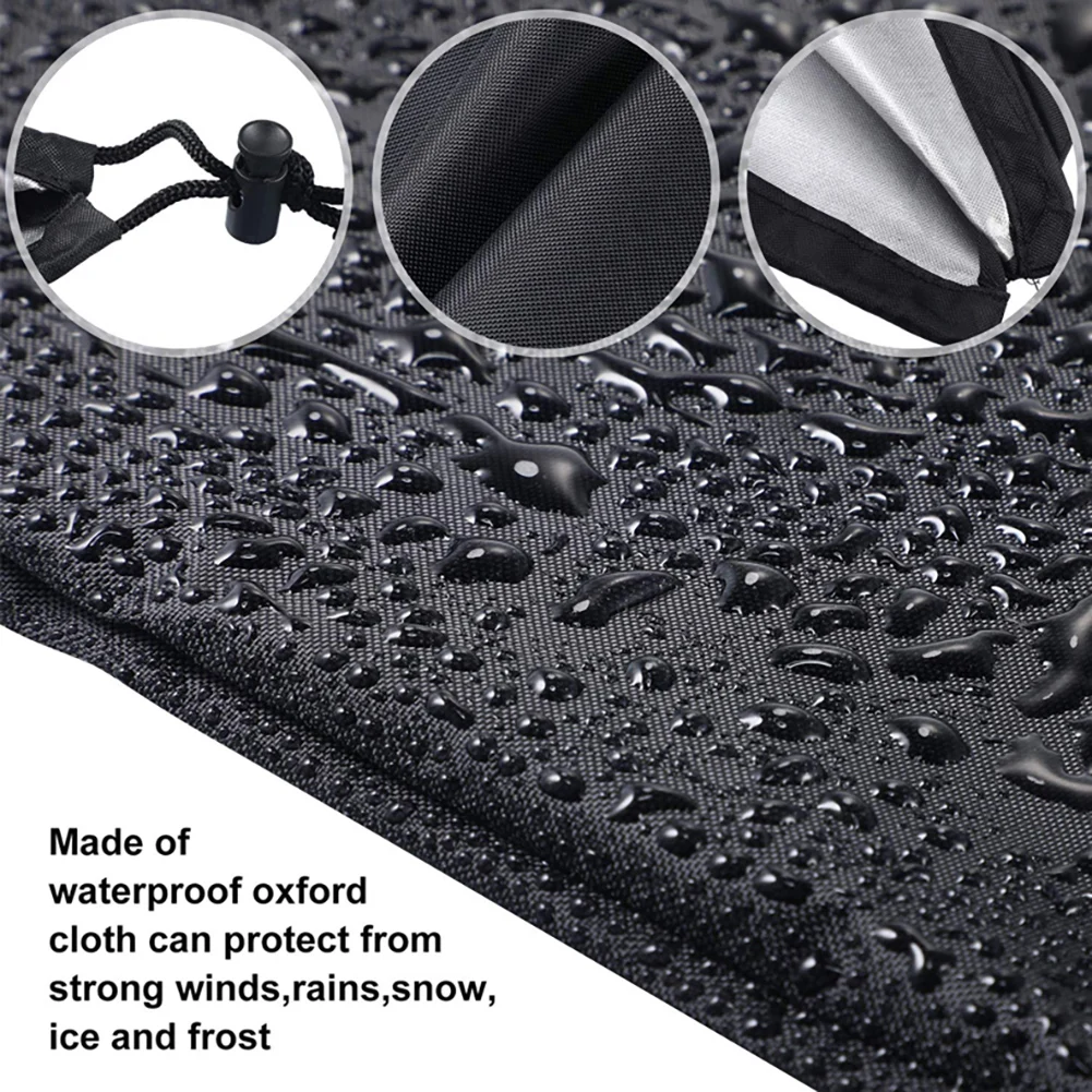 1 paio di specchietti retrovisori copertura da neve inverno protezione per specchietto laterale sinistro e destro panno Oxford copertura antipolvere per congelamento neve accessori per auto