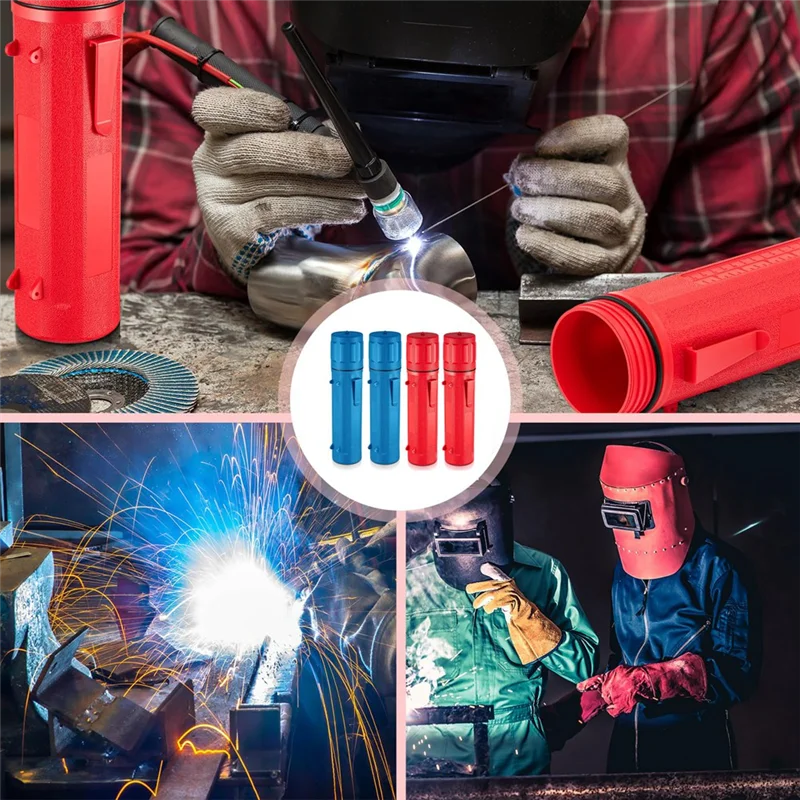4 Pcs Electrode Rod Storage Tube 14 Inch Welding Rod Storage Airproof Welding Rod Container Waterproof-New