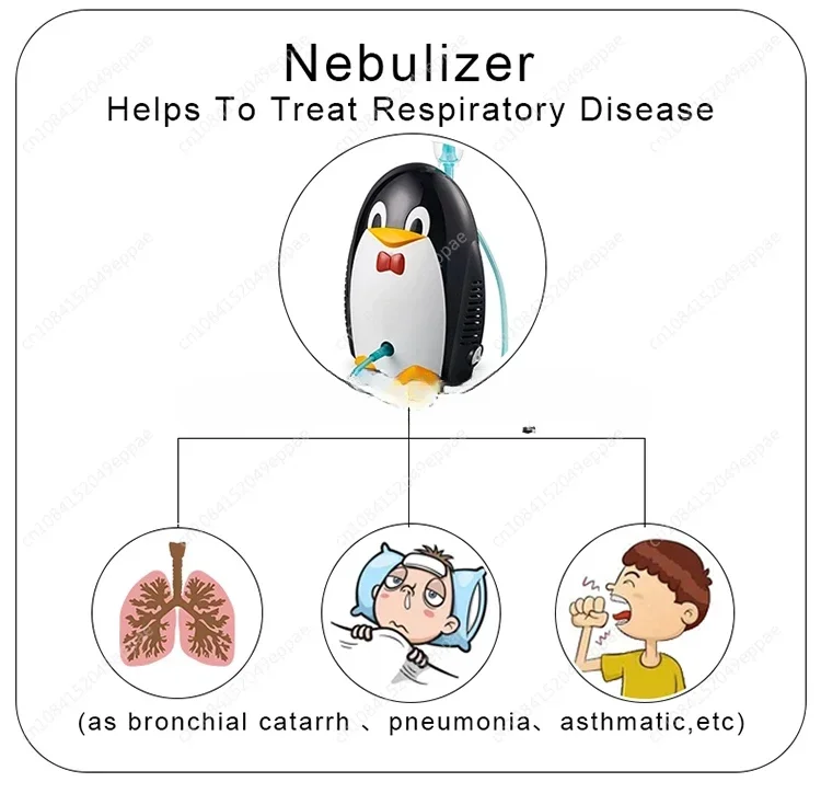 2017 Penguin Pediatric Compressor nebulizer machine for baby kid