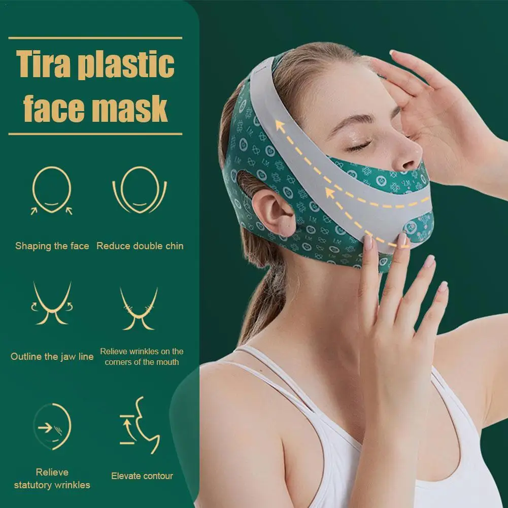 Ajustável V Face Bandage Levantar Cinto, Reduzir o Chin Duplo, Sculpting, Máscara de dormir, Facial Skin Care Tool, Levantamento Fitas, Emagrecimento